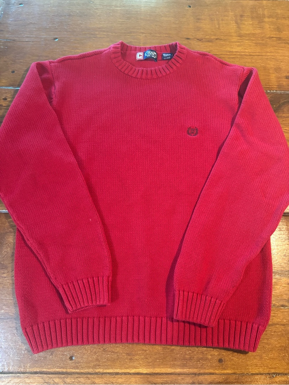 Chaps Men’s Crimson Crewneck Sweater